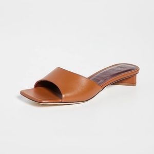 STAUD Simone leather mule sandal 38/8
